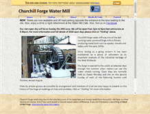 Tablet Screenshot of churchillforge.org.uk